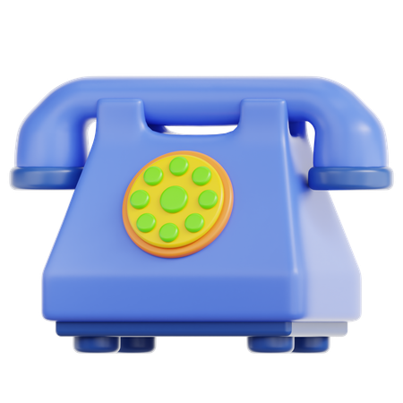 Old Phone  3D Icon
