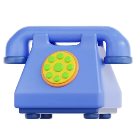 Old Phone  3D Icon