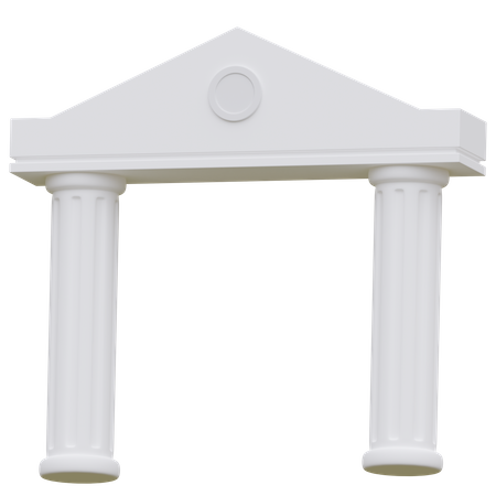 Old Pillar  3D Icon