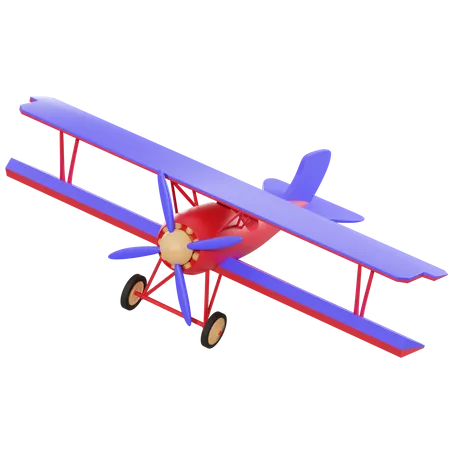 Old Plane  3D Illustration