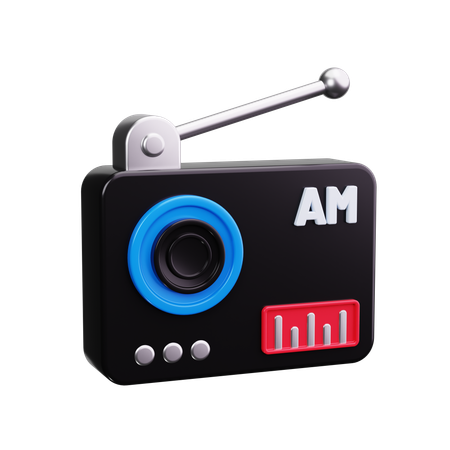 Old Radio  3D Icon