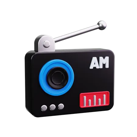 Old Radio  3D Icon