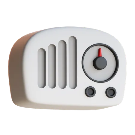 Old Radio  3D Icon