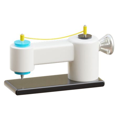 古いミシン  3D Icon