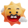 happy summer emoji 3d