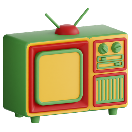 Old Television  3D Icon