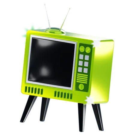 Old Television  3D Icon