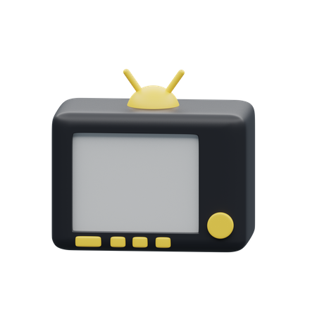 Old television  3D Illustration