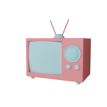 Old Television  3D Icon
