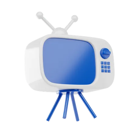 Old Tv  3D Icon