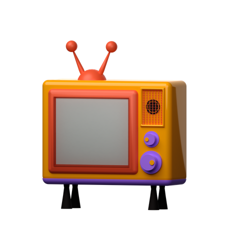 Old Tv  3D Icon