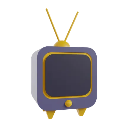 Old Tv  3D Icon