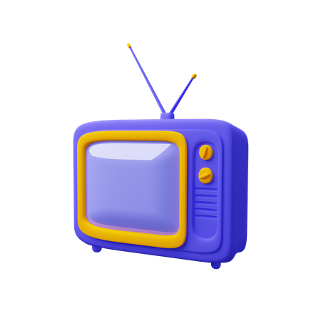 Old tv  3D Icon