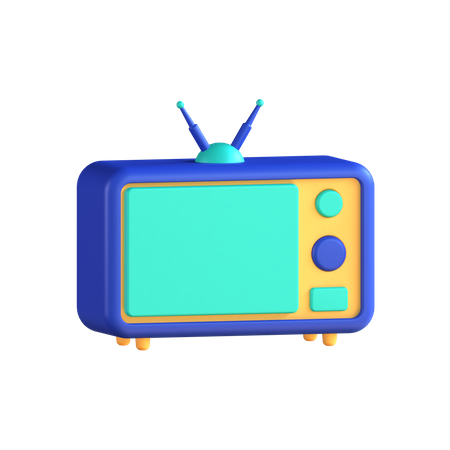 Old Tv  3D Icon