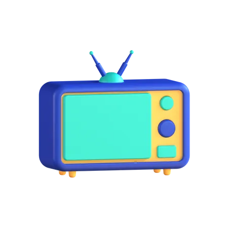 Old Tv  3D Icon