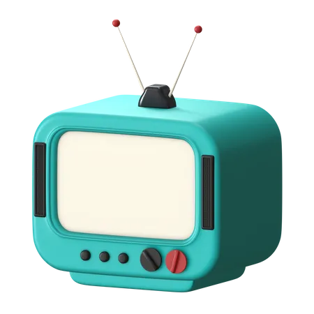 Old TV  3D Icon