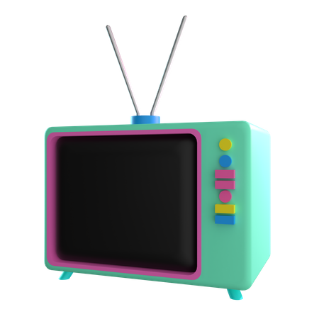 Old Tv  3D Icon