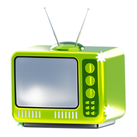 Old Tv  3D Icon