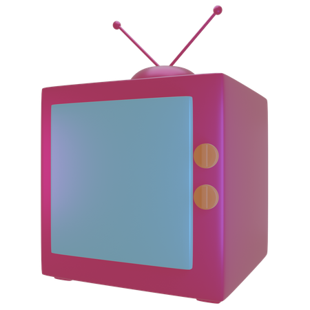 Old Tv  3D Icon