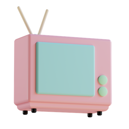 Old Tv  3D Icon