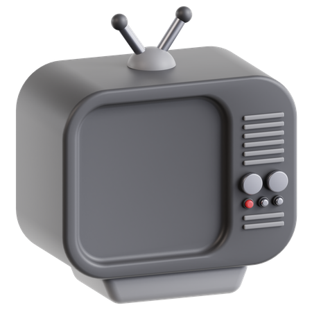 Old TV  3D Icon