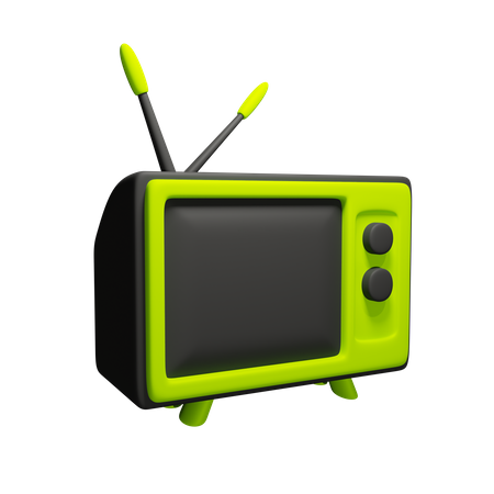 Old Tv  3D Icon