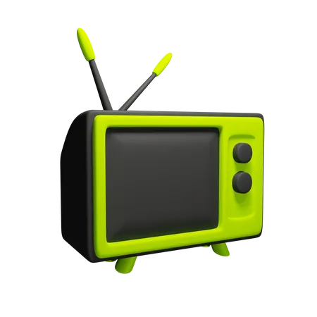 Old Tv  3D Icon