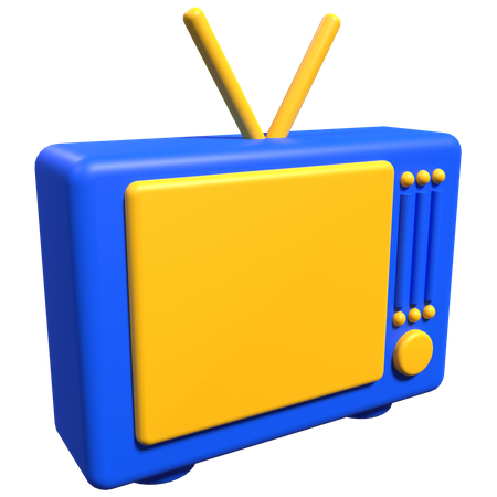 Old Tv  3D Icon