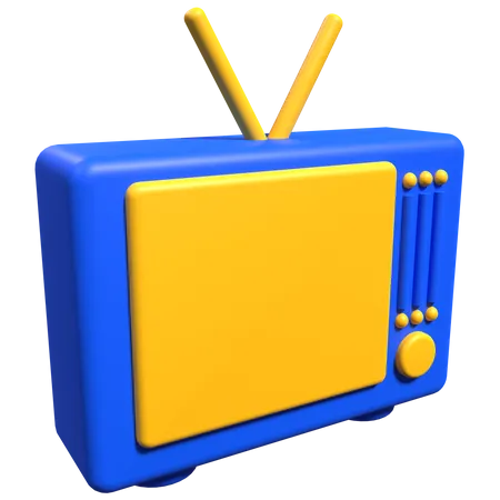 Old Tv  3D Icon