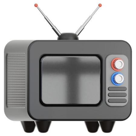 Old Tv  3D Icon