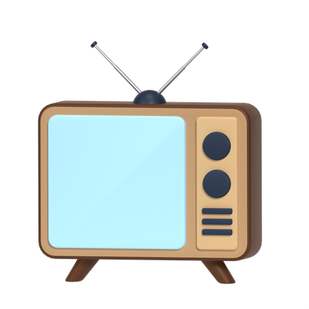 Old Tv  3D Icon