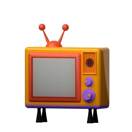 Old Tv 3D Icon