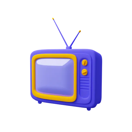 Old tv  3D Icon