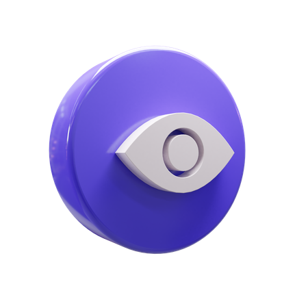 Olho  3D Icon