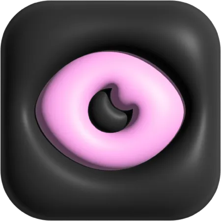 Olho  3D Icon