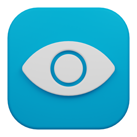 Olho  3D Icon