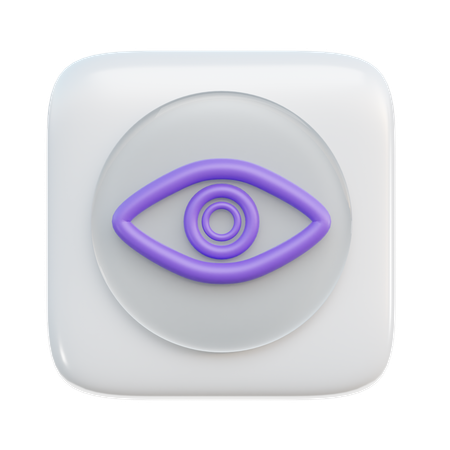 Olho  3D Icon