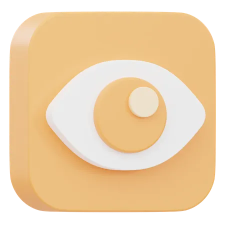 Olho  3D Icon