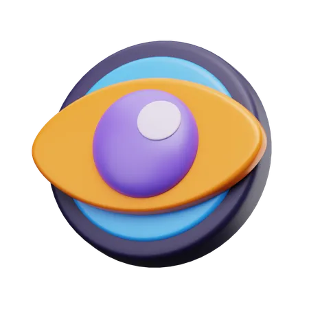 Olho  3D Icon