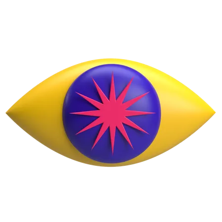 Olho  3D Icon