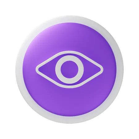 Olho  3D Icon