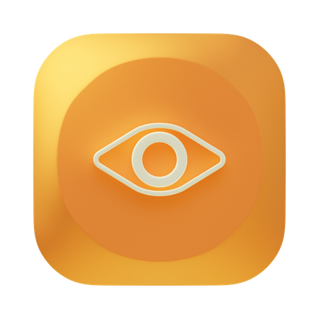 Olho  3D Icon