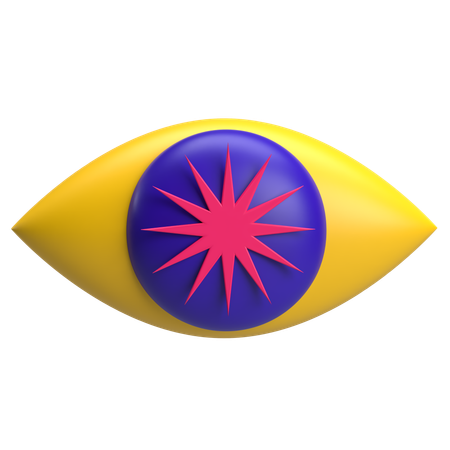 Olho  3D Icon