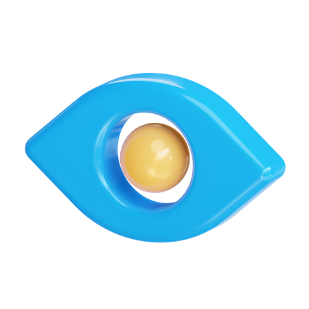 Olho  3D Icon