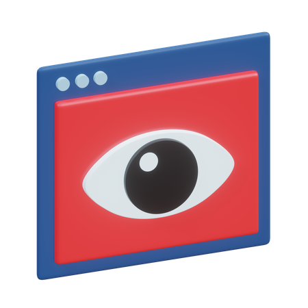 Olho  3D Icon