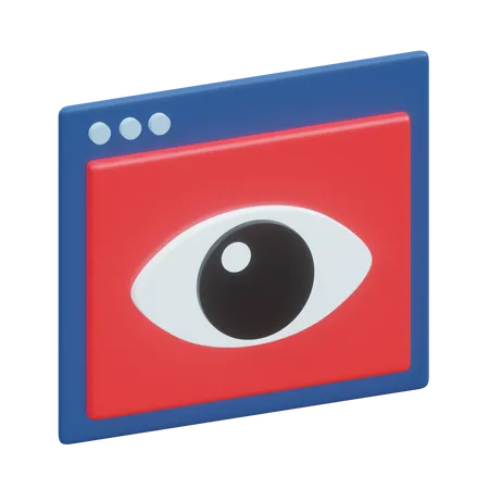Olho  3D Icon