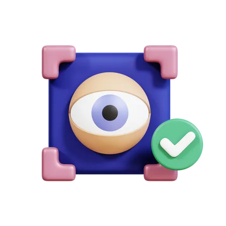 Olho  3D Icon