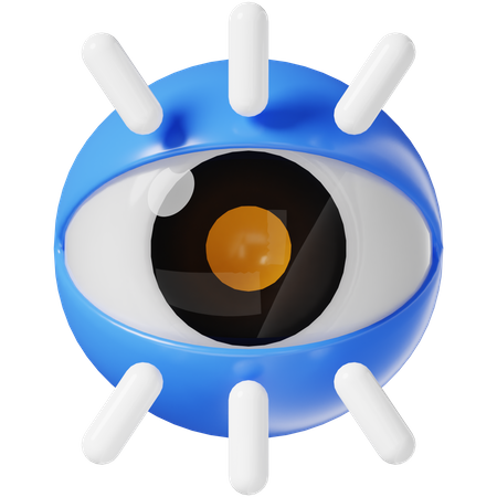 Olho  3D Icon