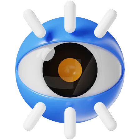 Olho  3D Icon