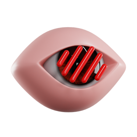 Olho desfocado  3D Icon